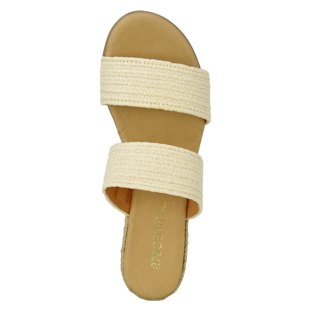 Paisley Stretch Raffia Espadrille Wedge - Image 3