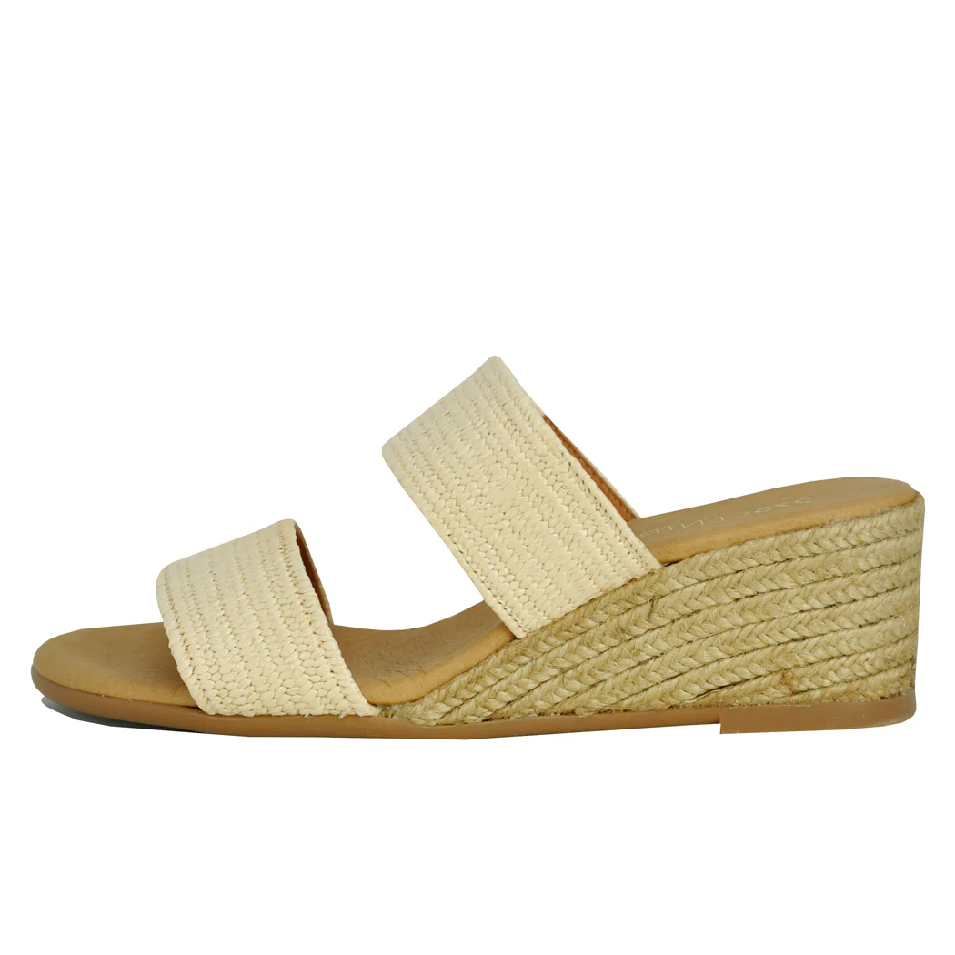 Paisley Stretch Raffia Espadrille Wedge - Image 4