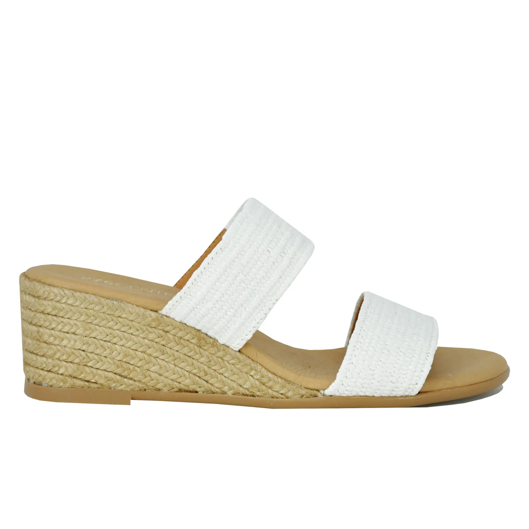 Paisley Stretch Raffia Espadrille Wedge - Image 2