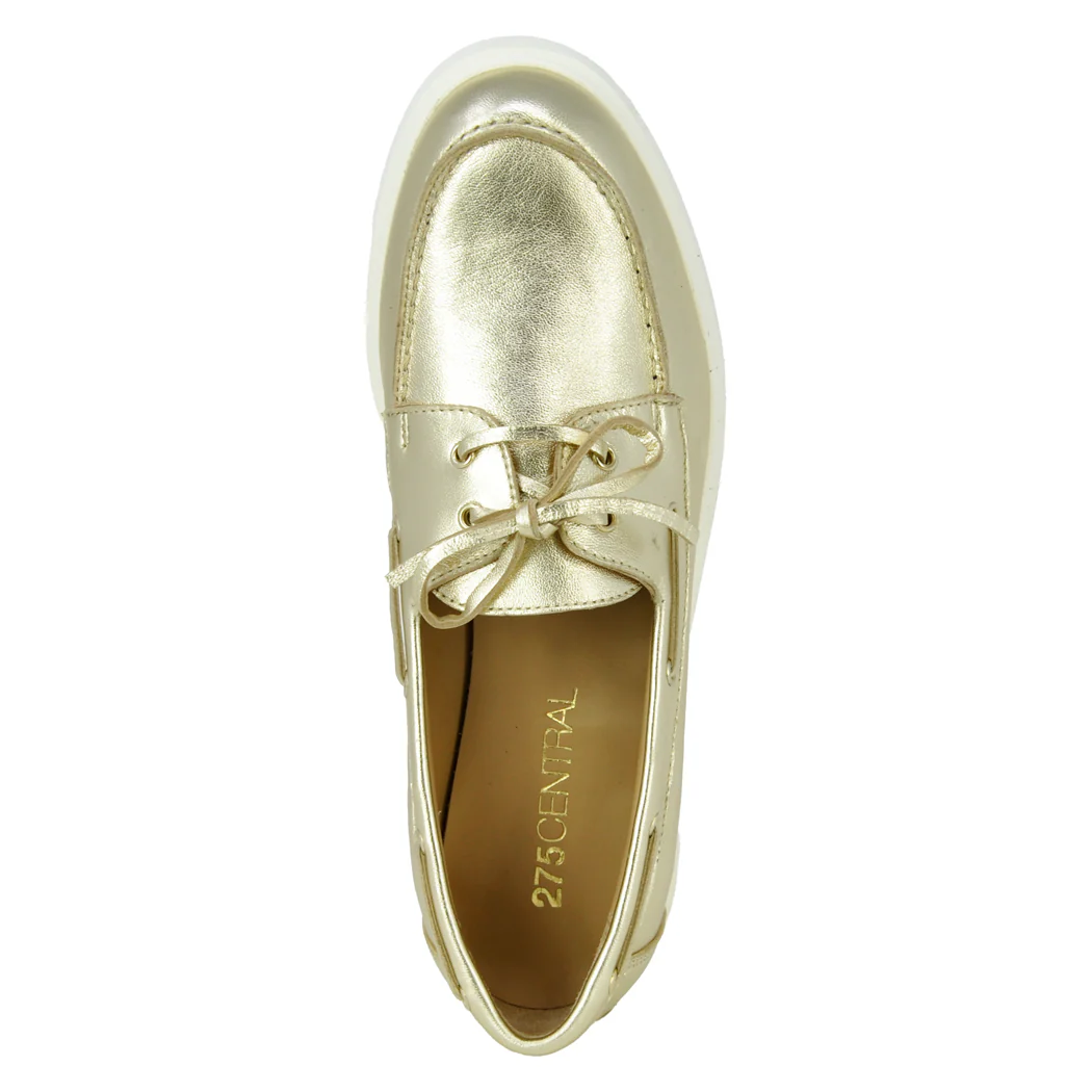 Pam Leather Tie Flat - Image 3