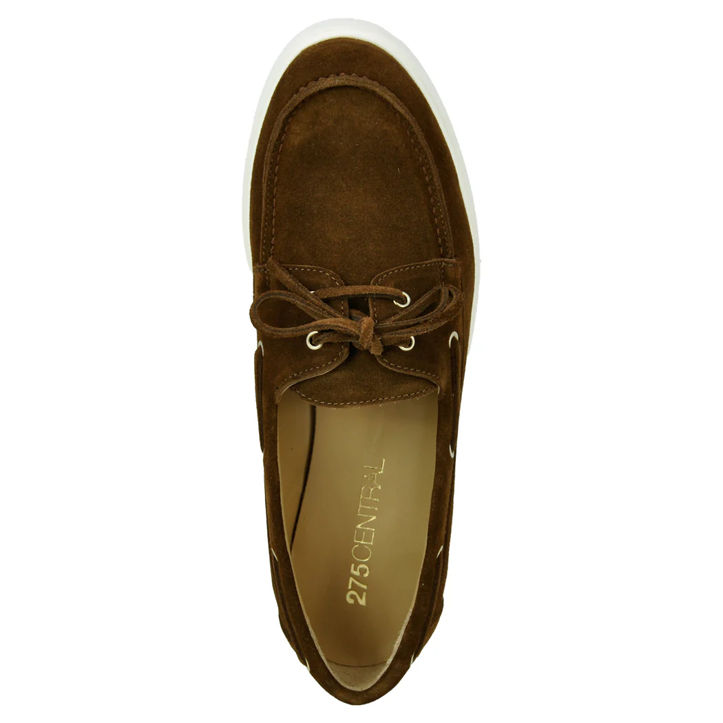 Pam Suede Tie Flat - Image 3