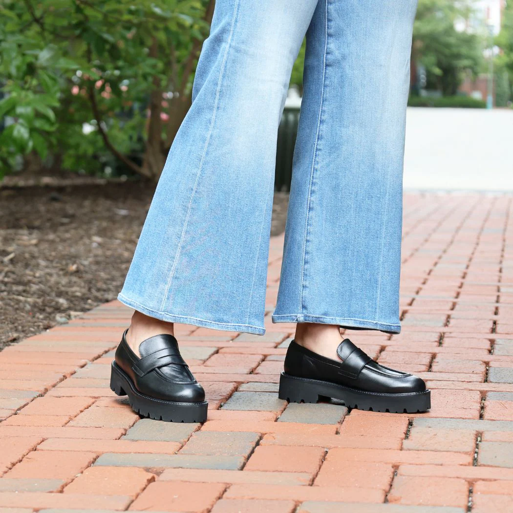 Paulina Leather Lug Loafer - Image 2