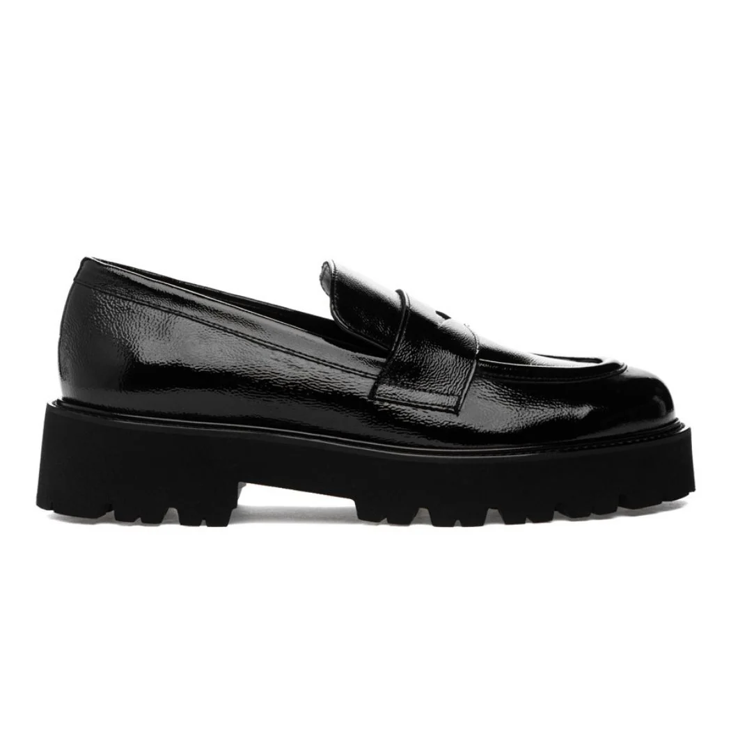 Paulina Patent Leather Lug Loafer - Image 2