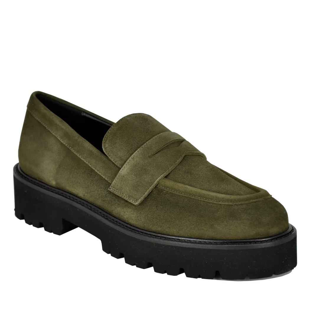 Paulina Suede Lug Loafer