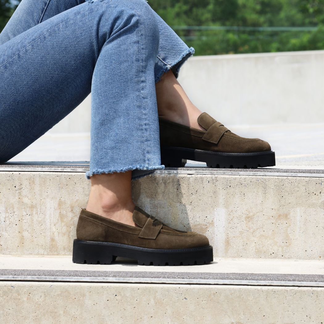 Paulina Suede Lug Loafer - Image 2