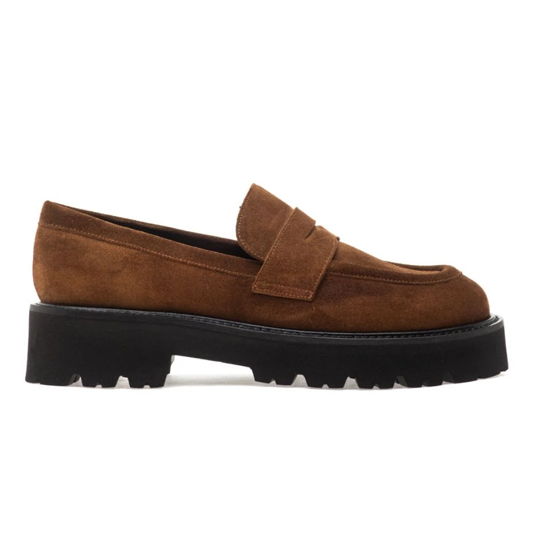 Paulina Suede Lug Loafer - Image 2