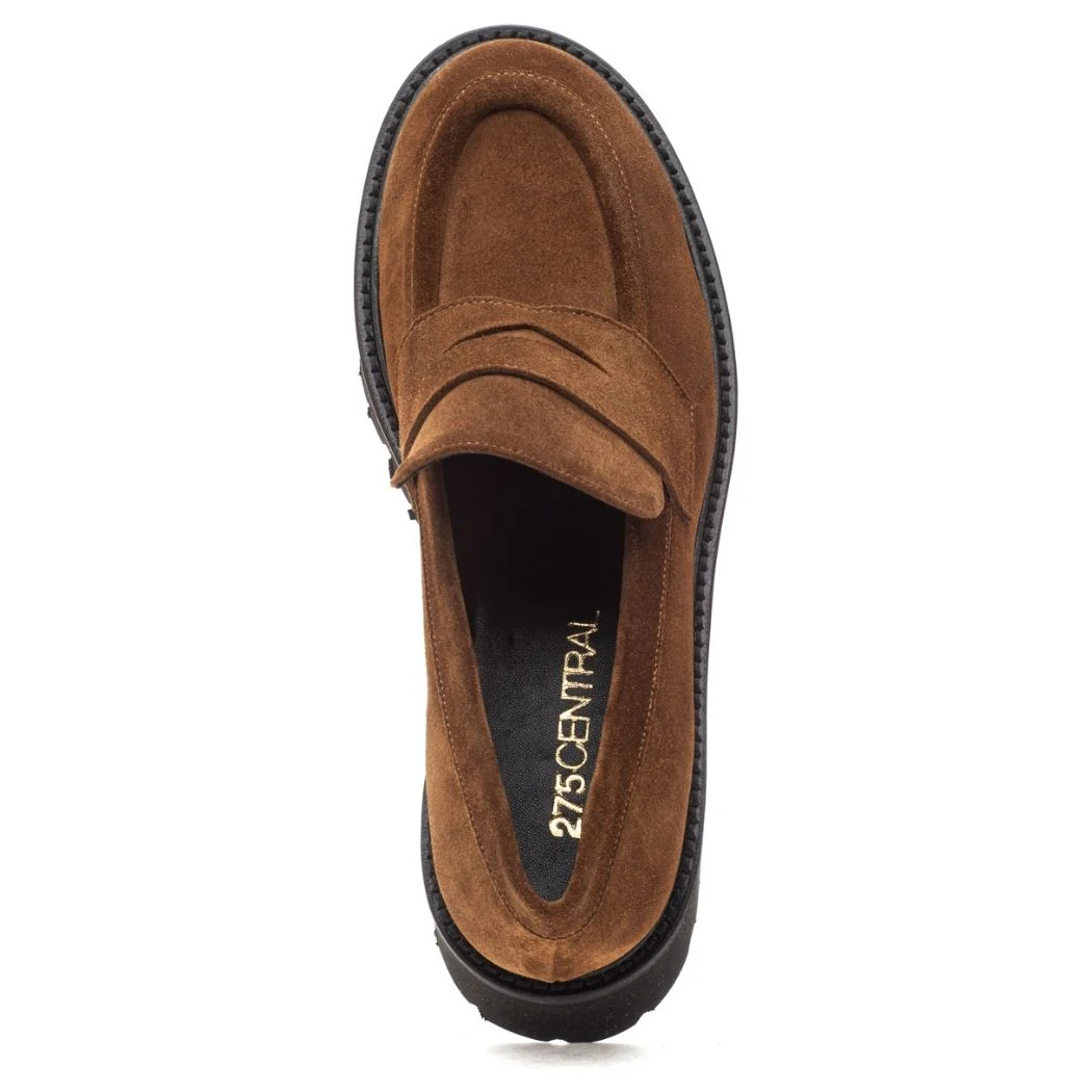 Paulina Suede Lug Loafer - Image 3