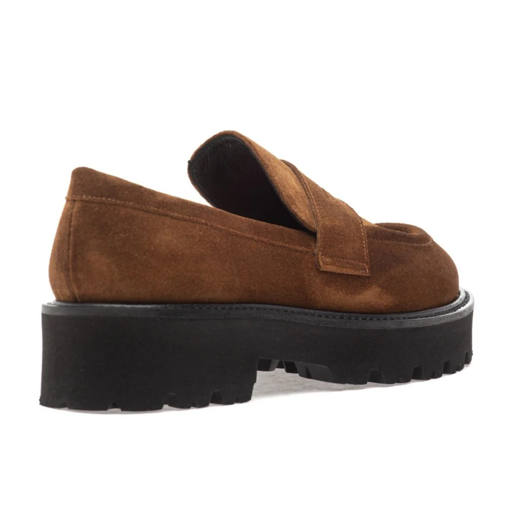 Paulina Suede Lug Loafer - Image 4
