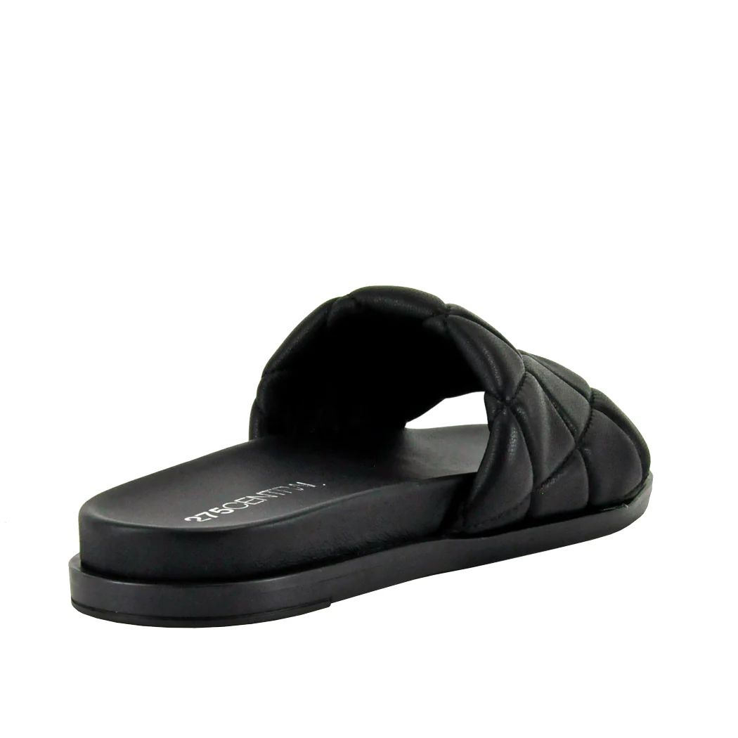 Pearl Quilted Leather Flat Slide - Image 3