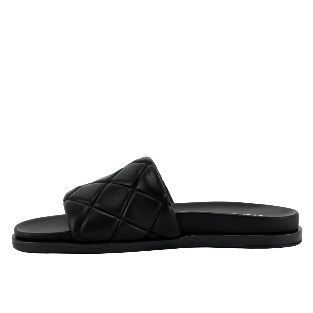 Pearl Quilted Leather Flat Slide - Image 4