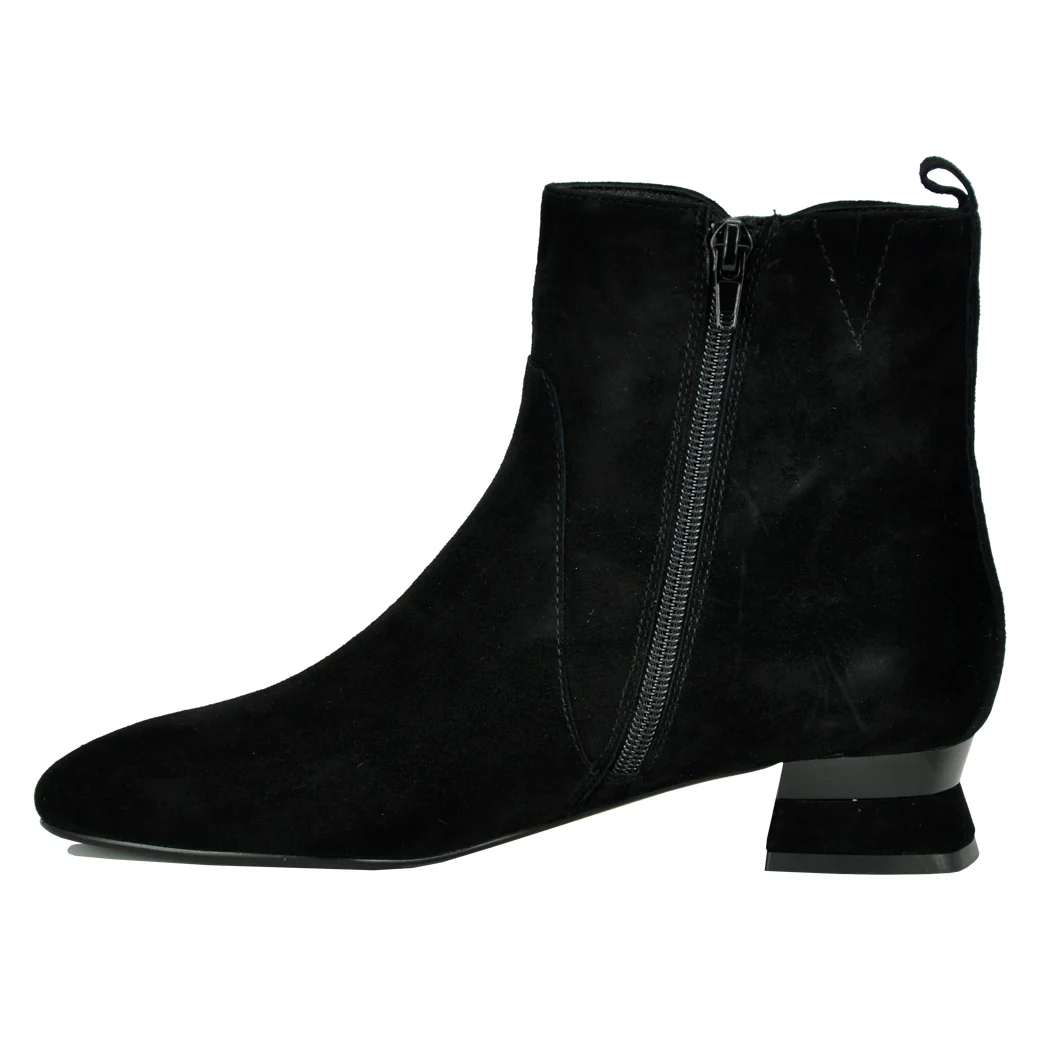 Penko Suede Low Heel Bootie - Image 4