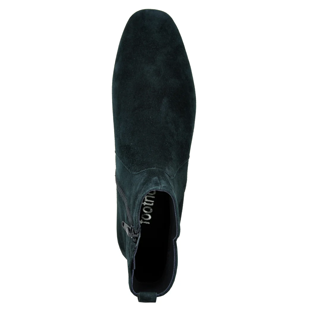 Penko Suede Low Heel Bootie - Image 3