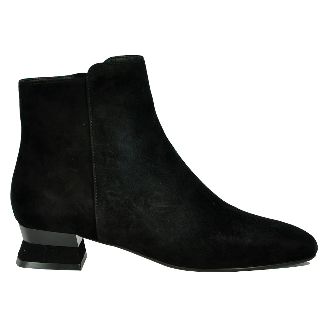 Pensee Suede Low Heel Bootie - Image 2