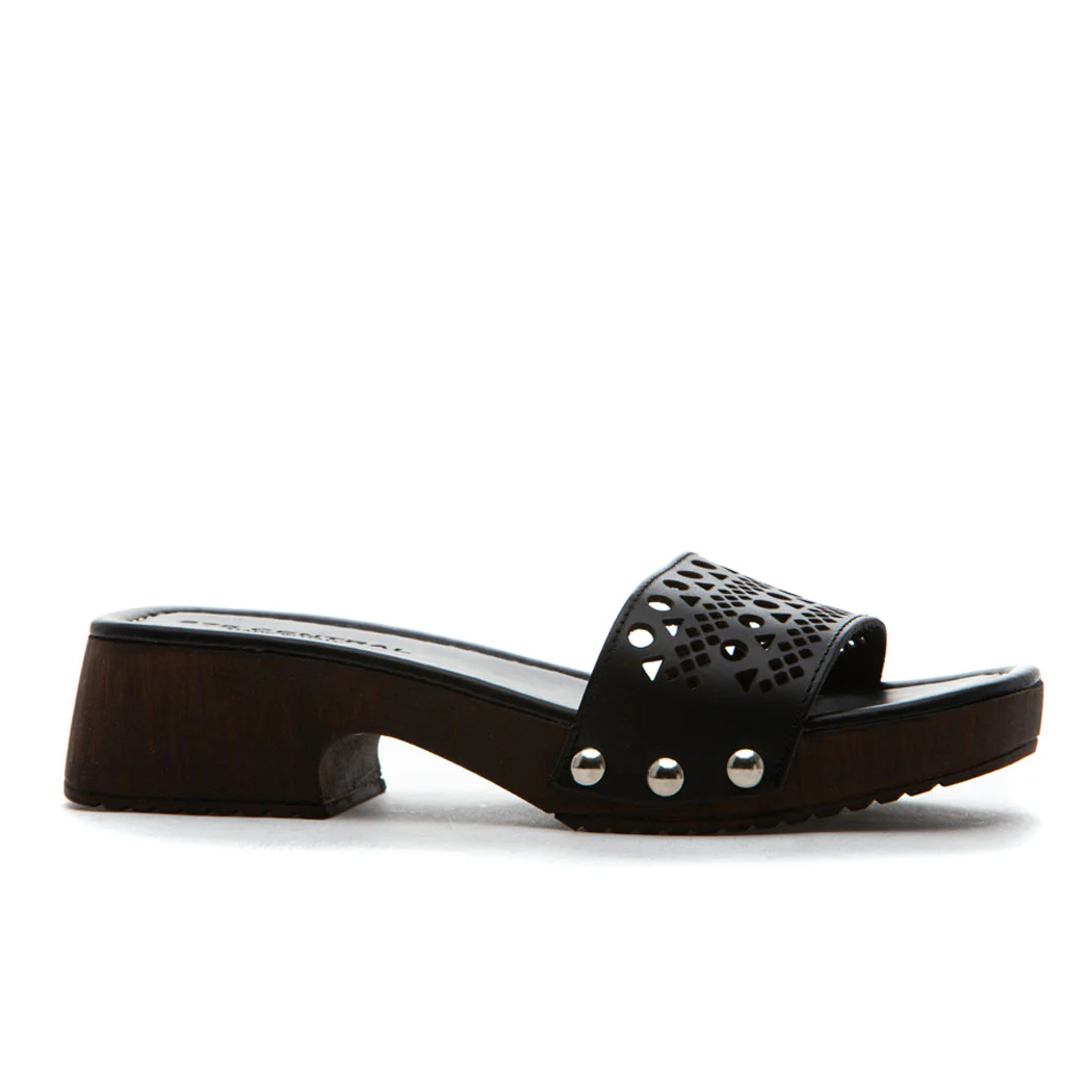 Pera Leather Lasercut Wood Slide - Image 2