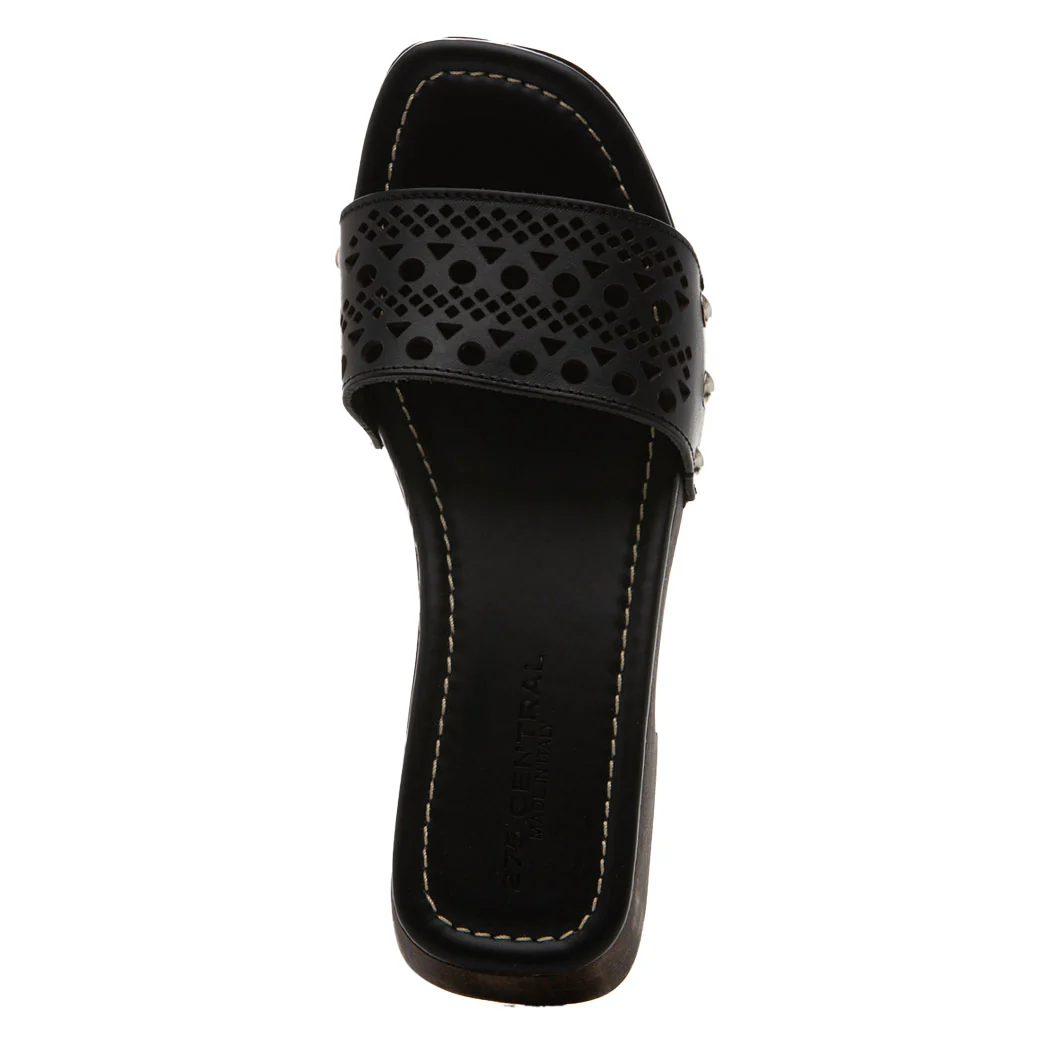 Pera Leather Lasercut Wood Slide - Image 3