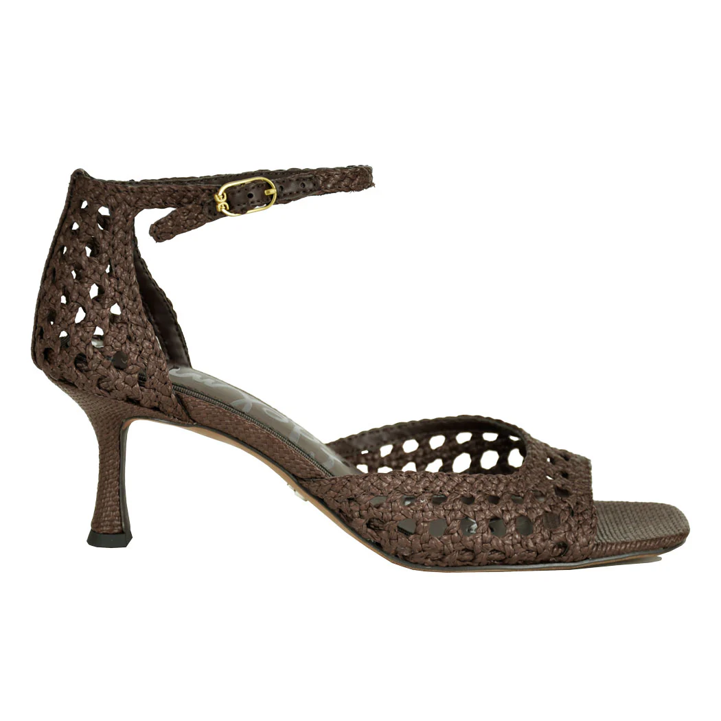 Peyton Woven Heel Sandal - Image 2