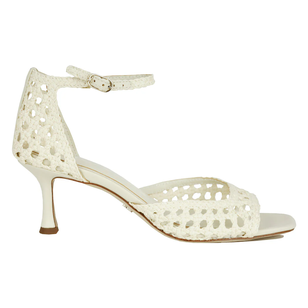 Peyton Woven Heel Sandal - Image 2