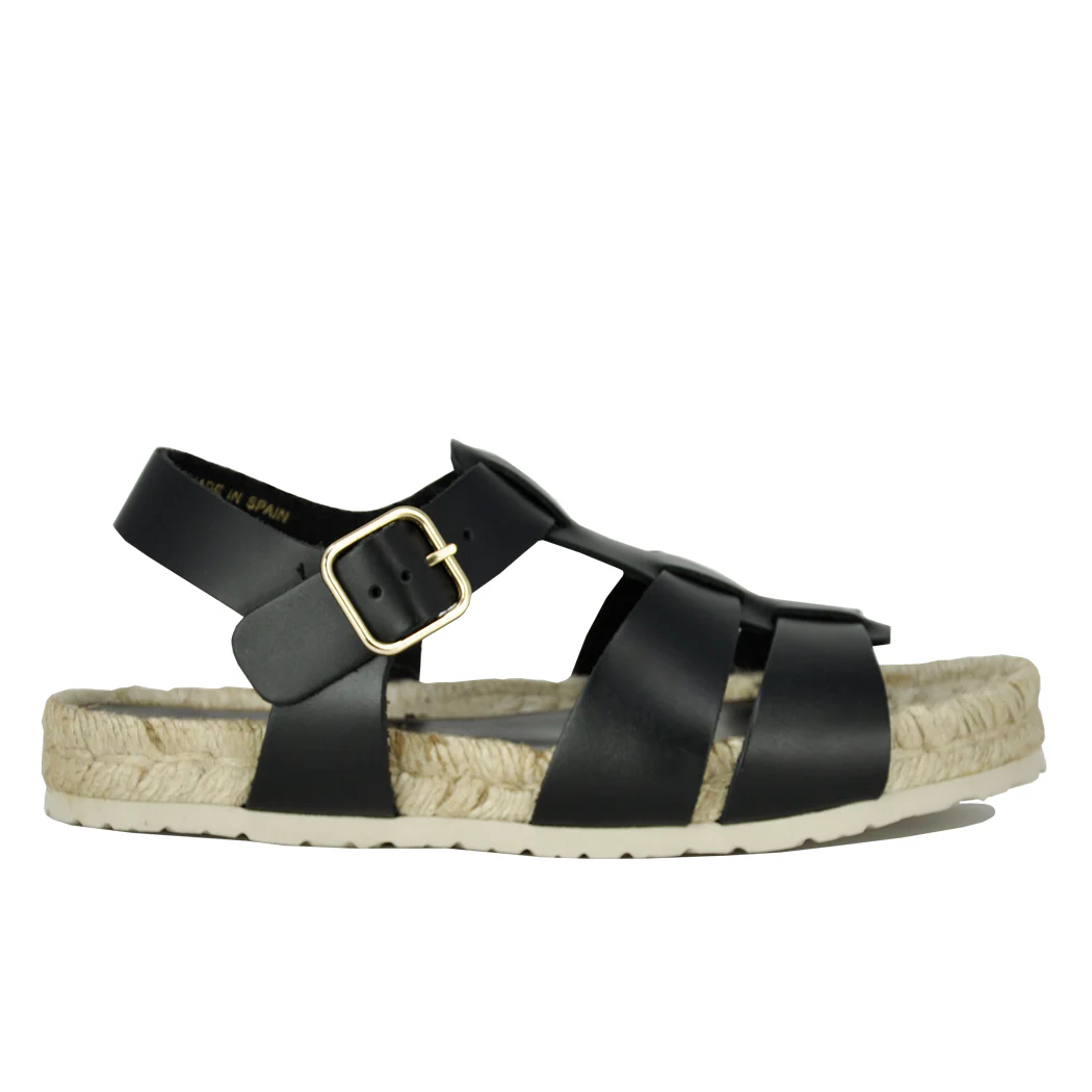 Pickle Leather Espadrille Footbed Sandal - Image 2