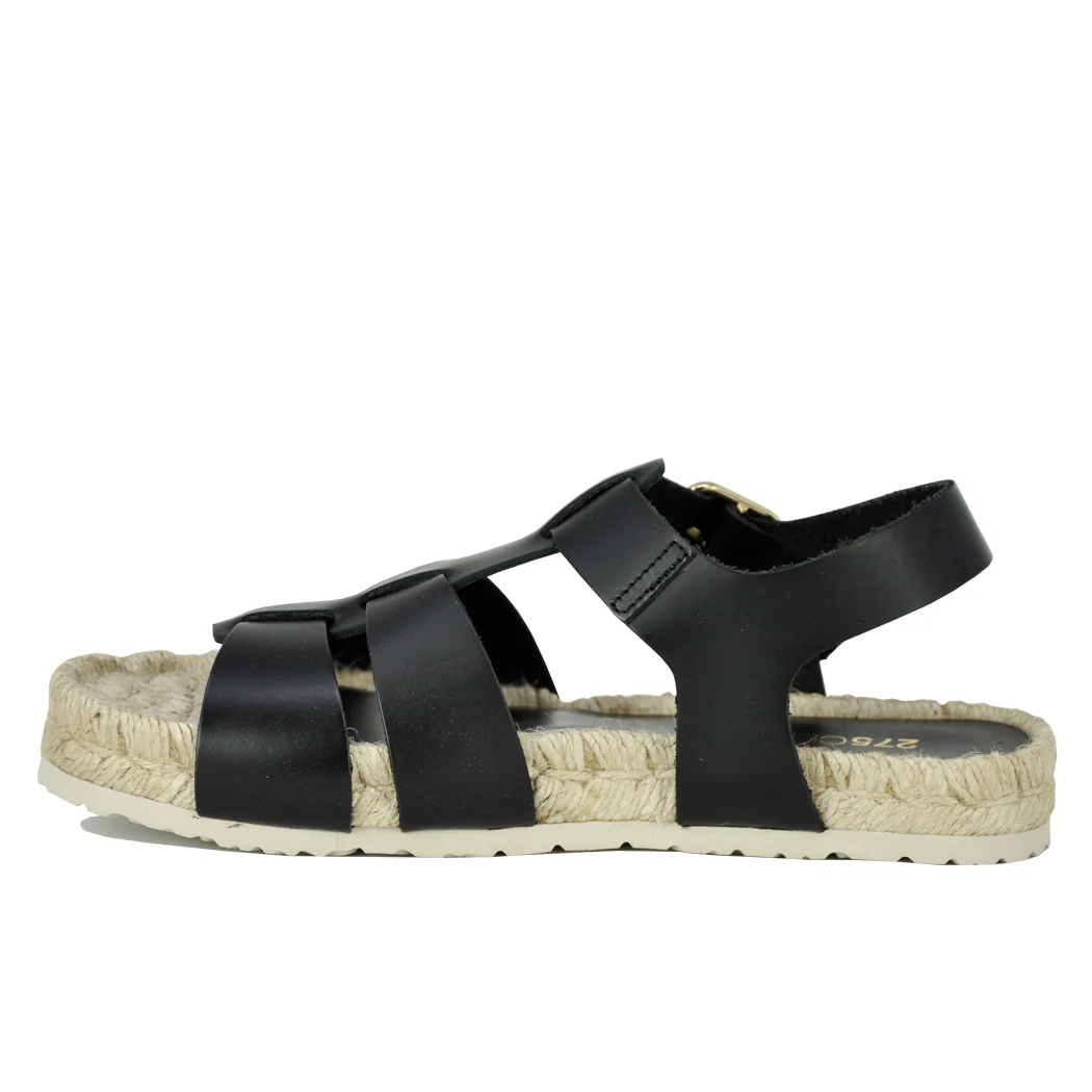Pickle Leather Espadrille Footbed Sandal - Image 4