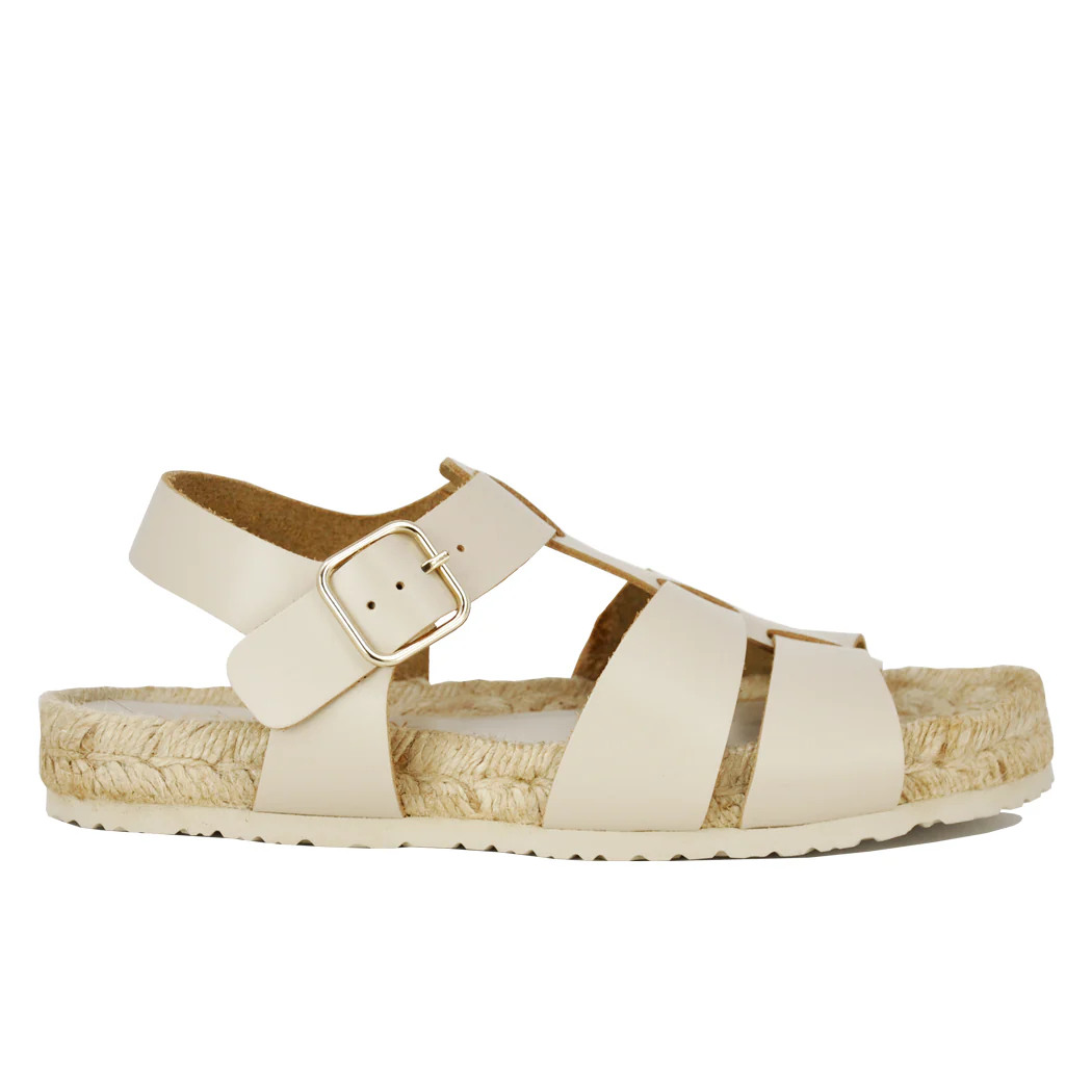 Pickle Leather Espadrille Footbed Sandal - Image 2