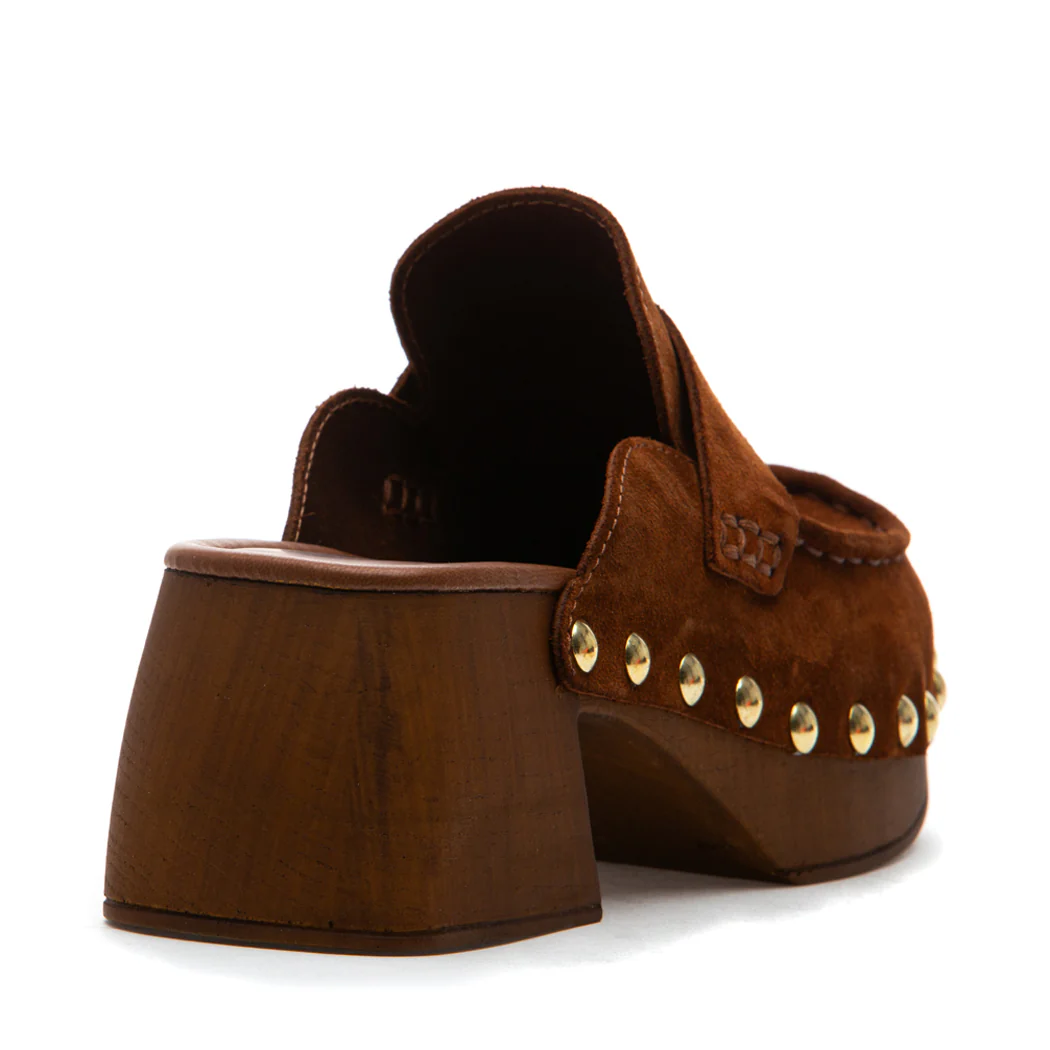 Pierre Suede Wood Clog - Image 3