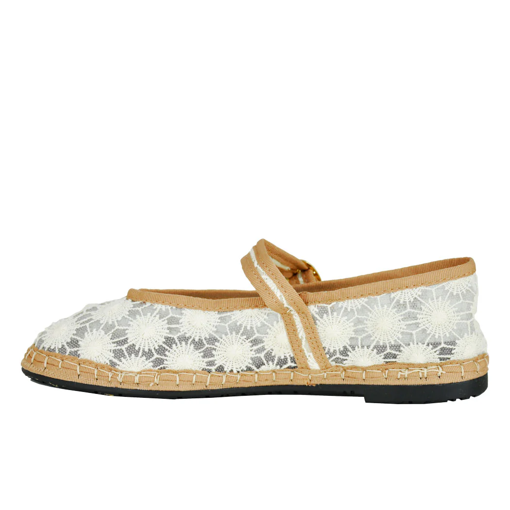 Pierre-Sunflower Mesh Mary Jane Flat - Image 4