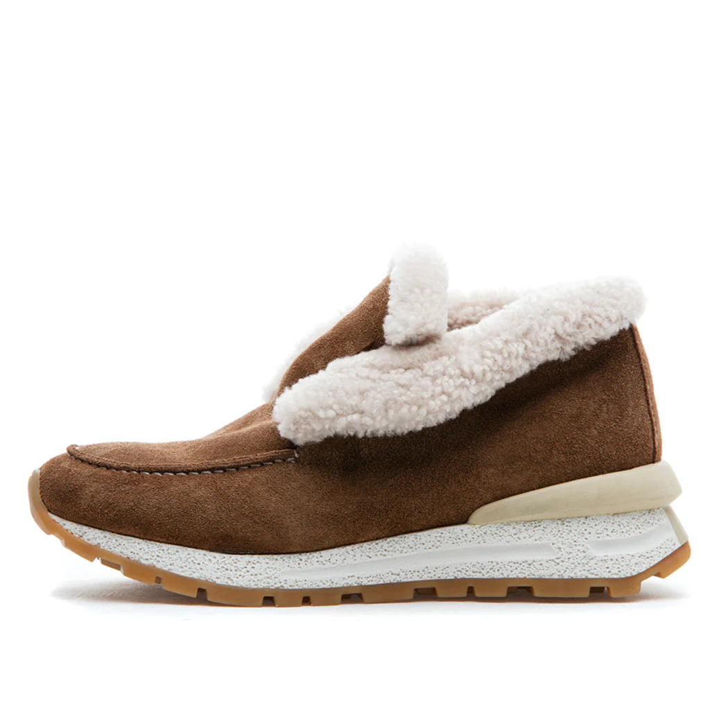 Quinn Suede Shearling Sneaker - Image 4