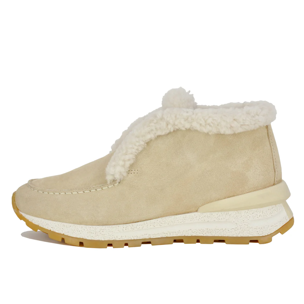 Quinn Suede Shearling Sneaker - Image 4