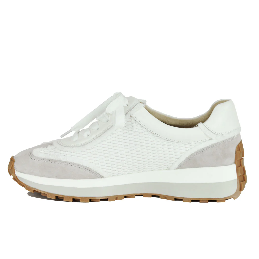 Quiton Raffia Ripped Tie Sneaker - Image 4