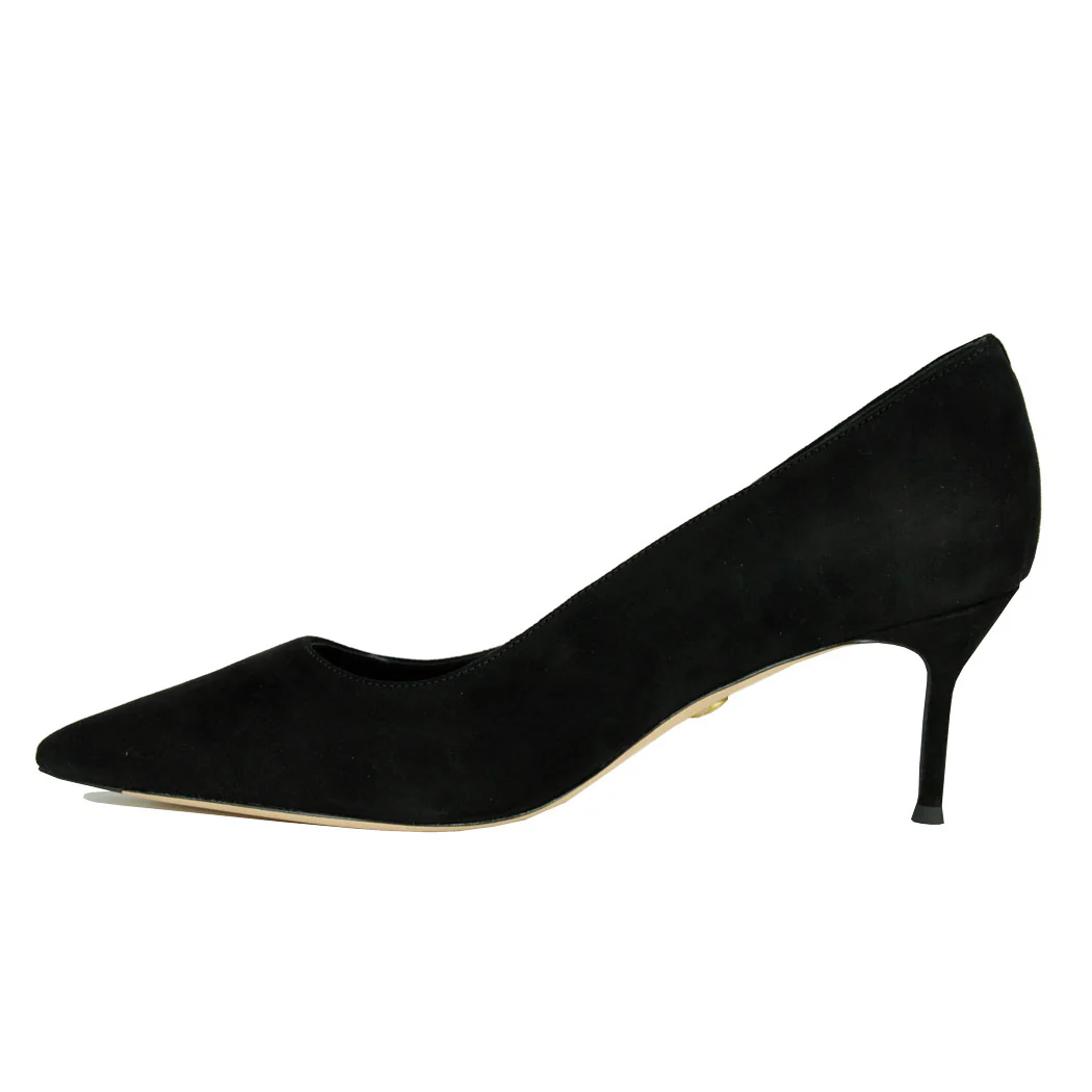 Rita Suede Heel Pump - Image 4