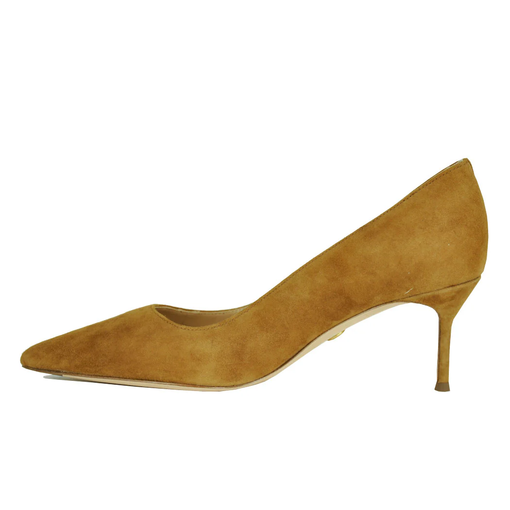 Rita Suede Heel Pump - Image 4