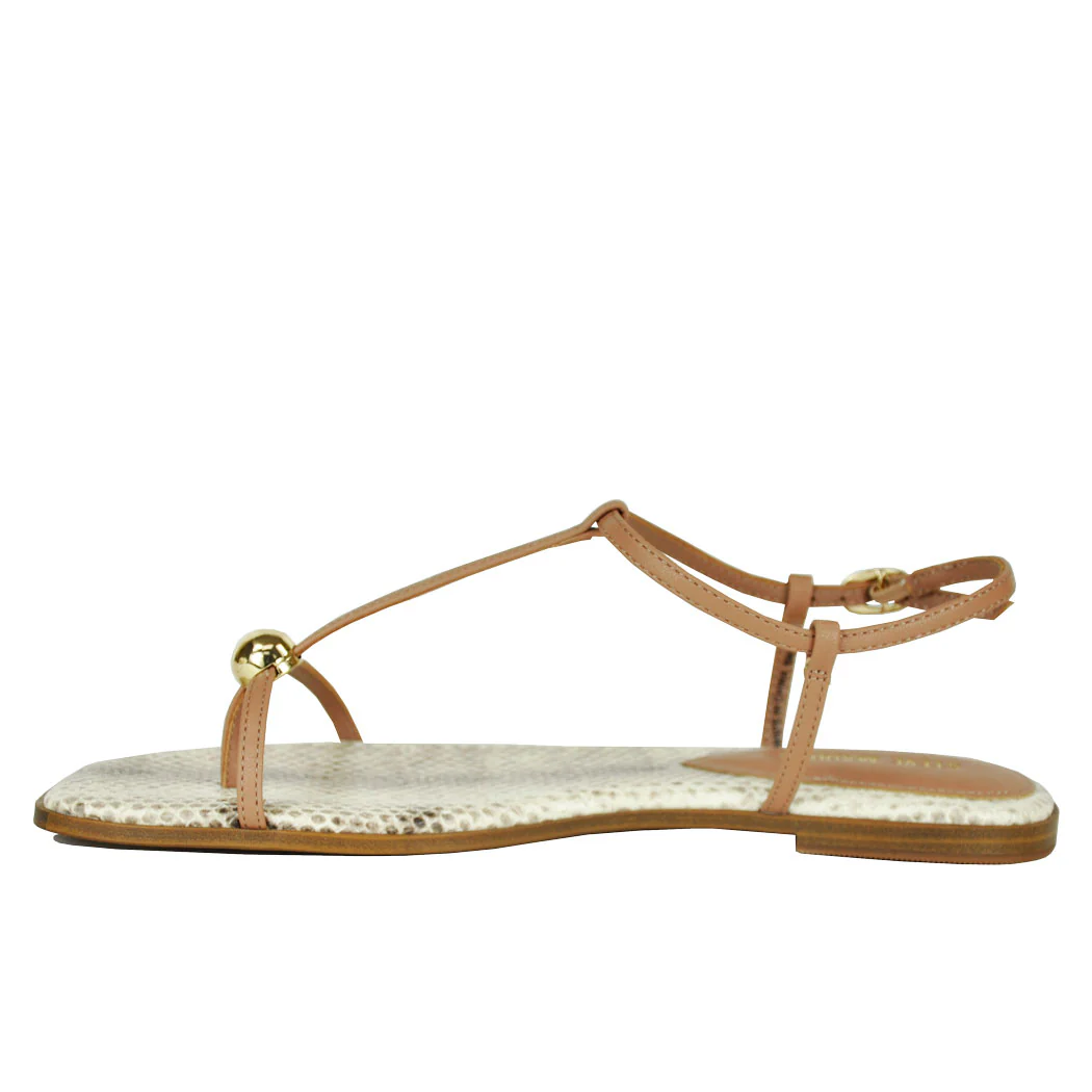 Ritzy Strappy Flat Sandal - Image 4