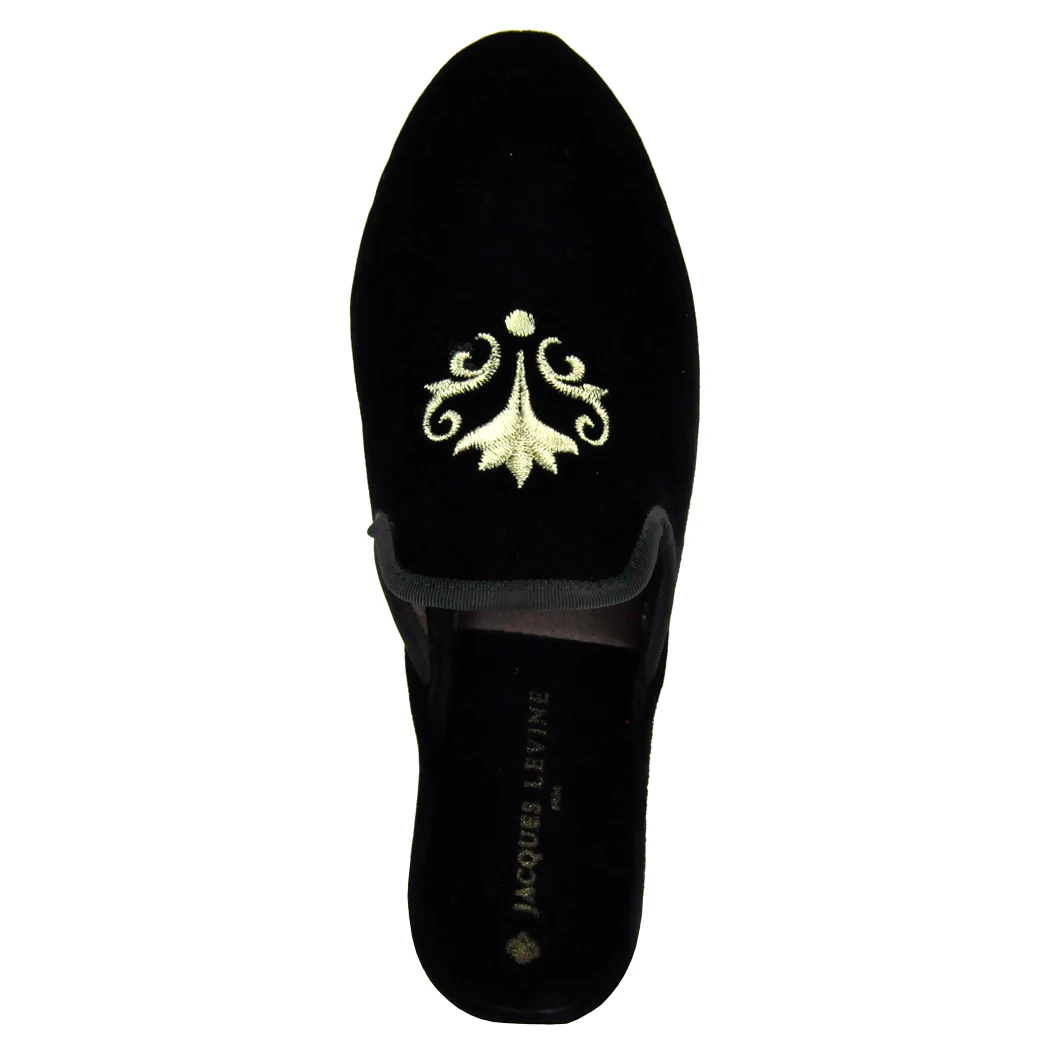 Royalty Velvet Crest Slipper - Image 3
