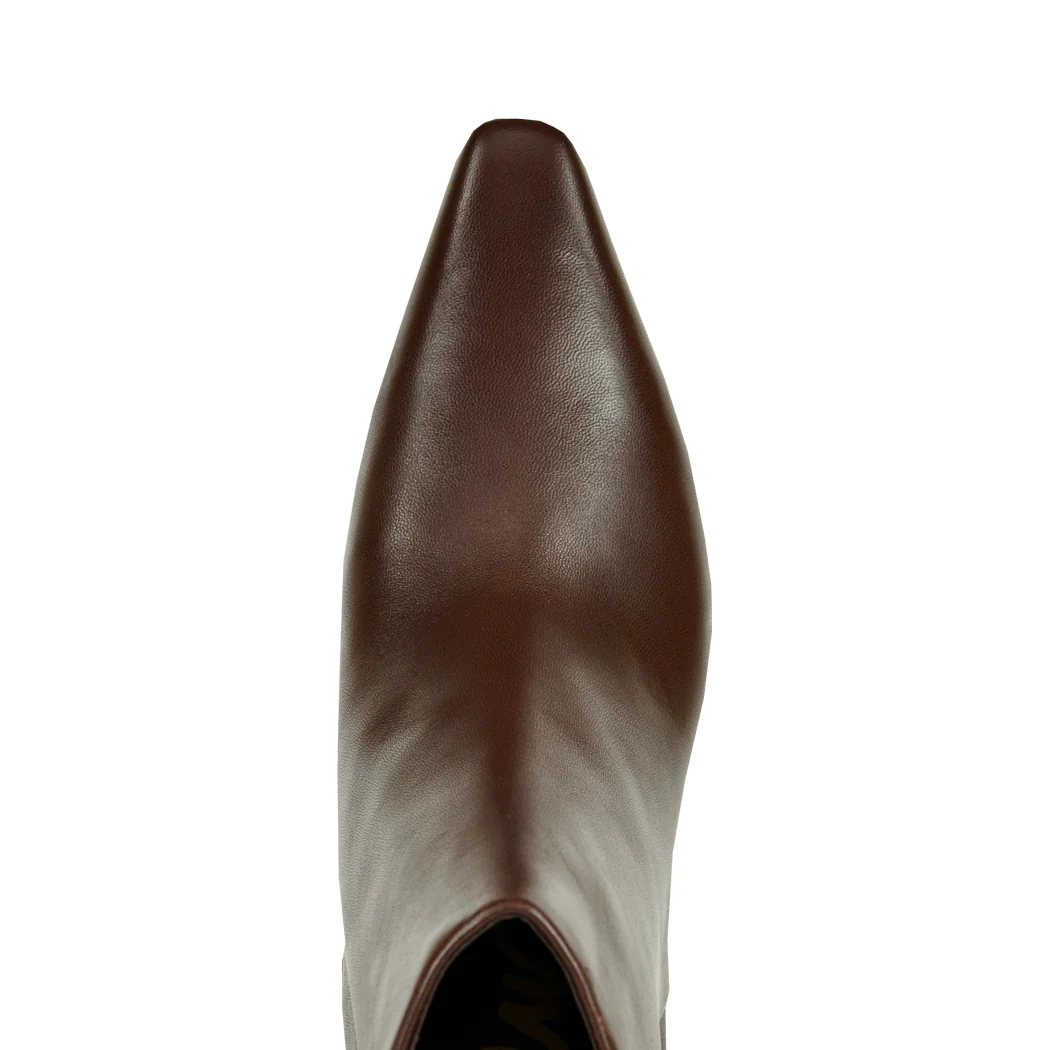Saige Leather Heel Boot - Image 3