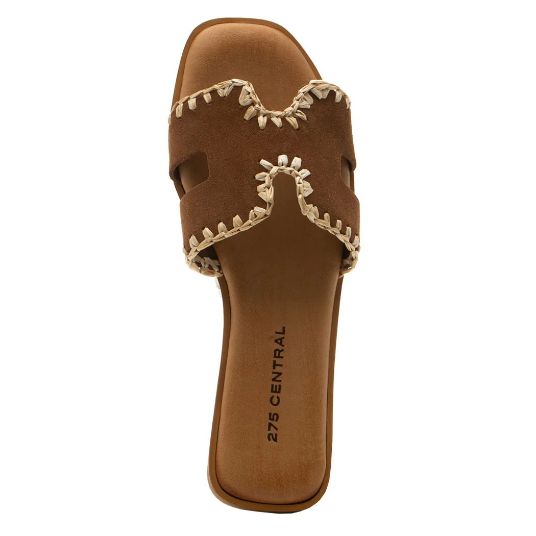 Selena Suede Flat Slide - Image 3