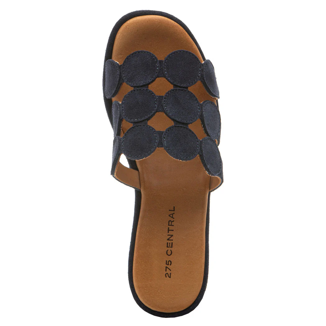 Shammy Suede Circles Wedge Slide - Image 3