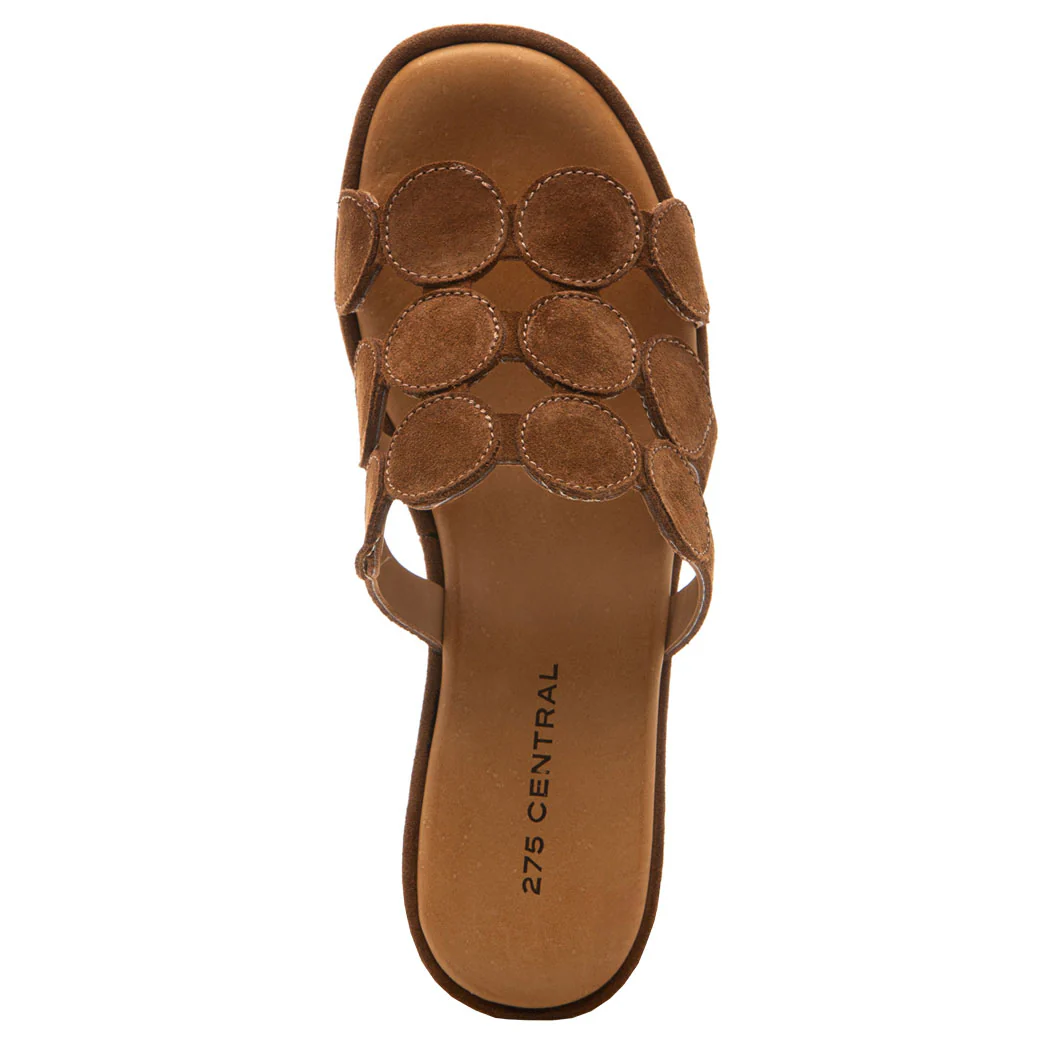 Shammy Suede Circles Wedge Slide - Image 3