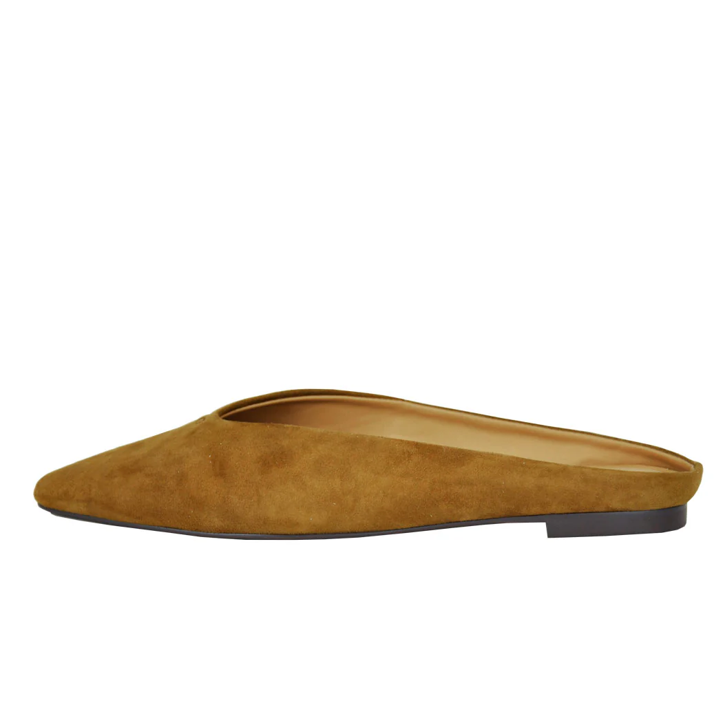 Sherman Suede Flat Mule - Image 4