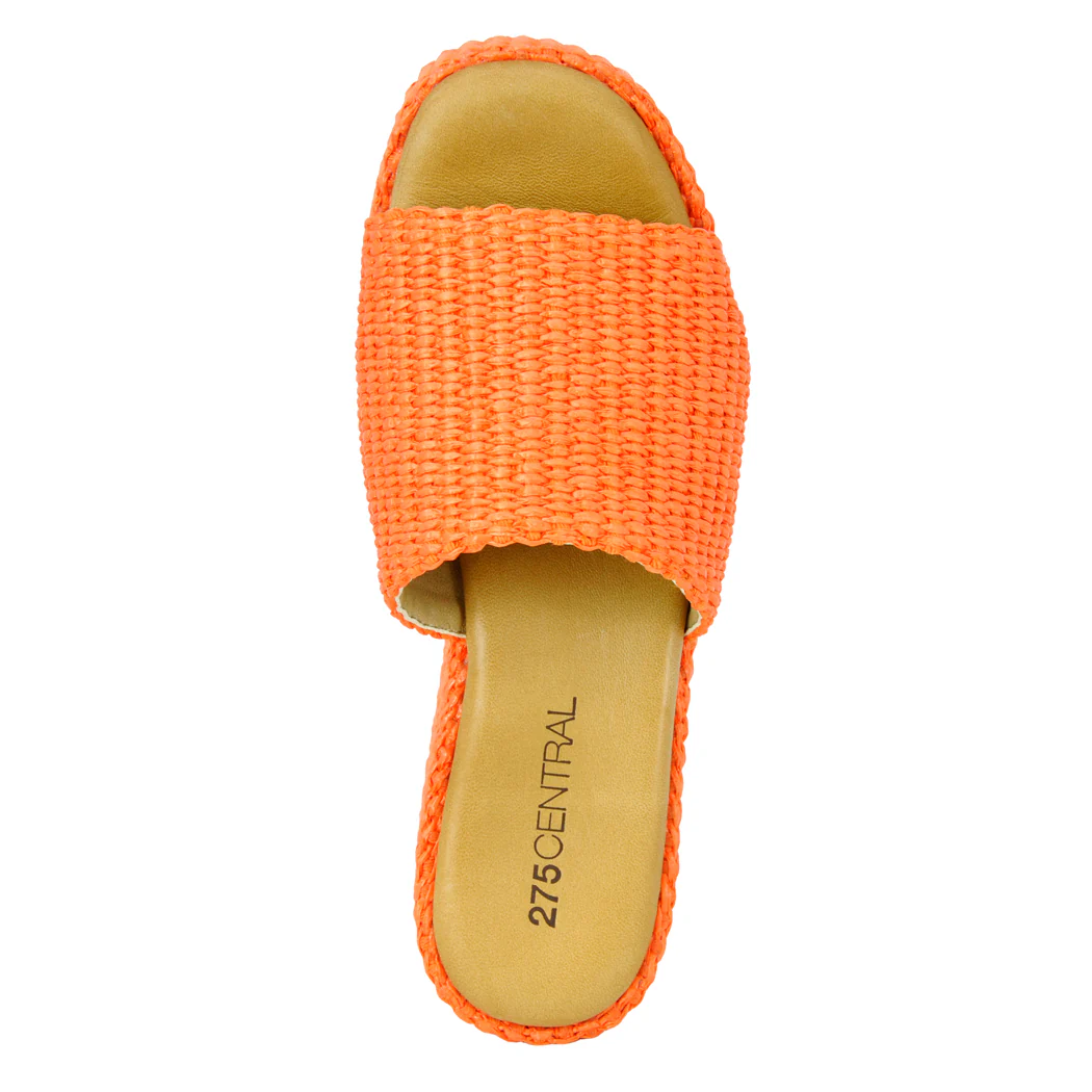 Sienna Raffia Wedge Slide - Image 3