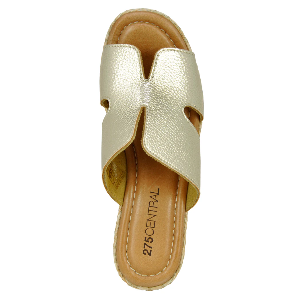 Snoop Leather Wedge Platform Slide - Image 3