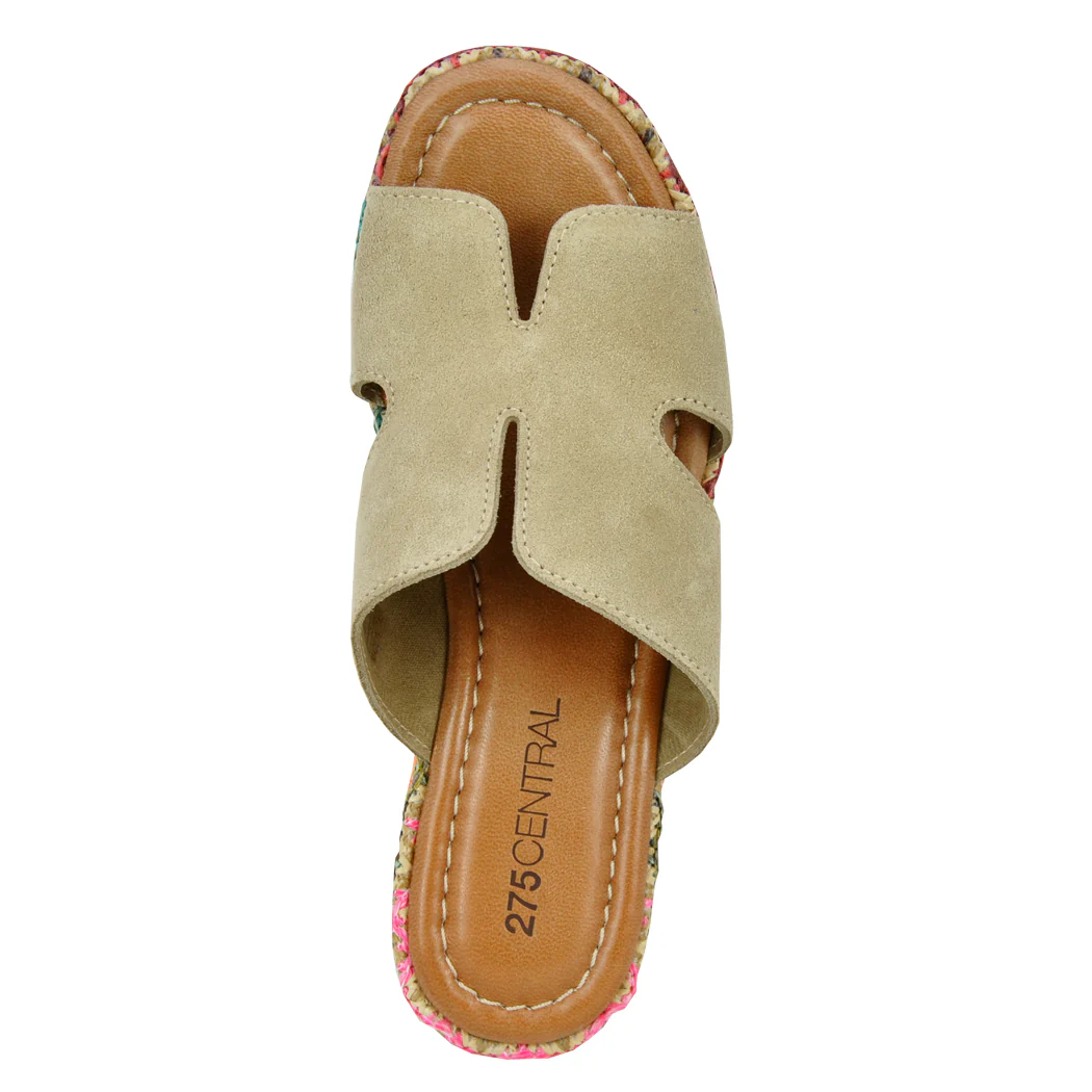 Snoop Multicolor Wedge Platform Slide - Image 4
