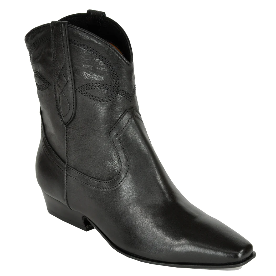Soph Leather Western Boot