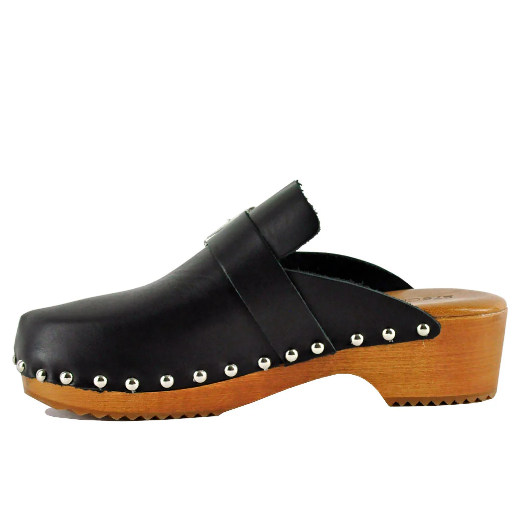 Sorokin Leather Wood Clog - Image 4