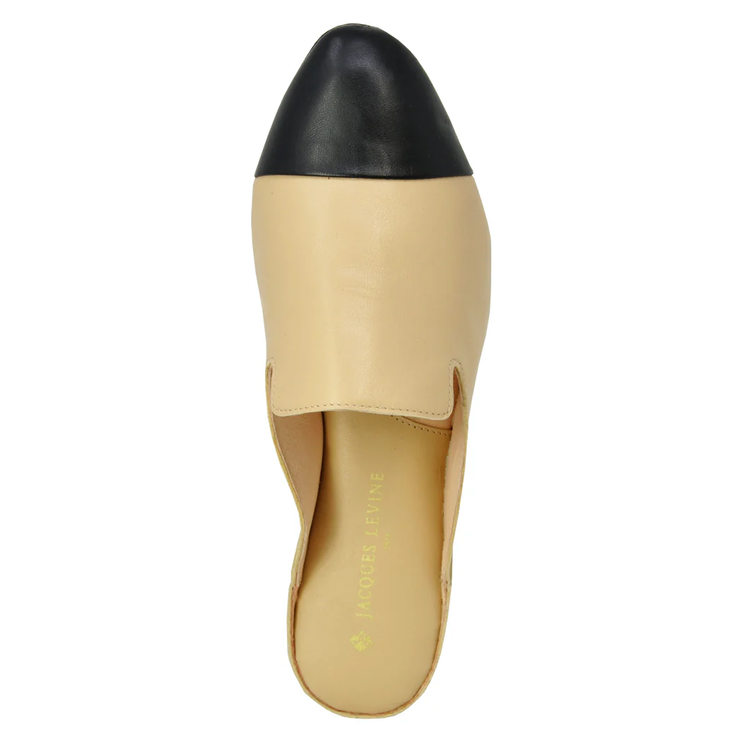 Stacy Leather Cap Toe Slipper - Image 3