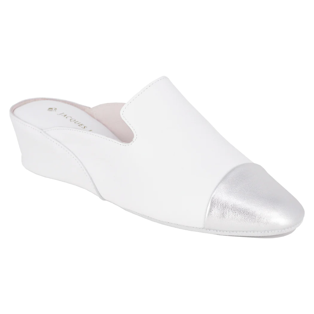 Stacy Leather Cap Toe Slipper