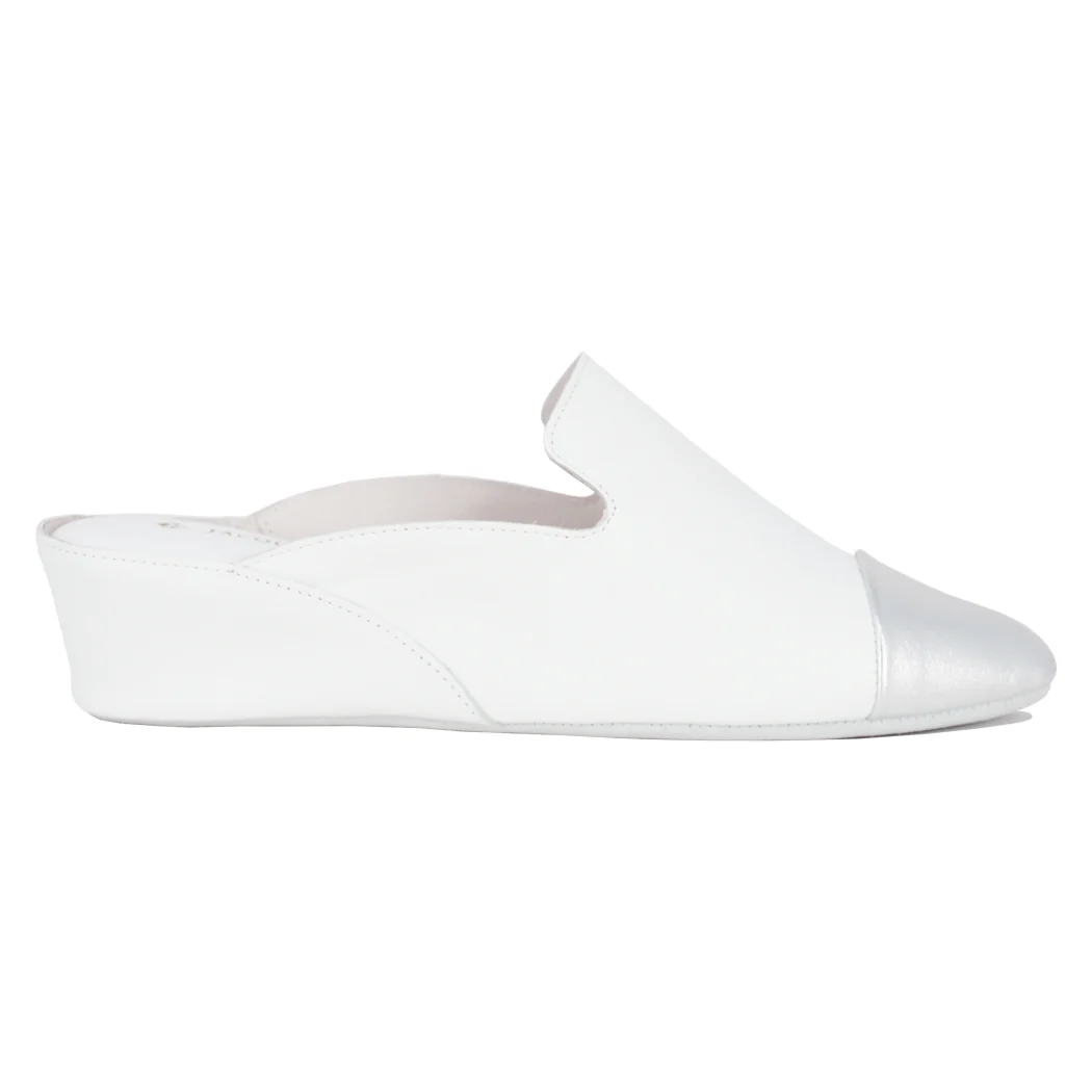 Stacy Leather Cap Toe Slipper - Image 2