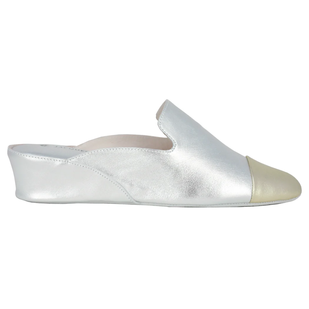 Stacy Metallic Cap Toe Slipper - Image 2