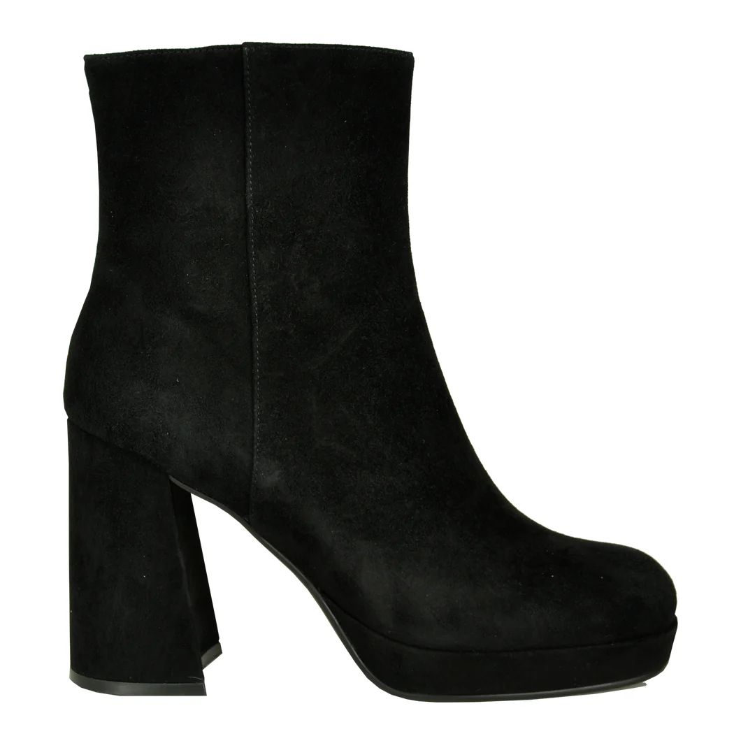 Step-Out Suede Platform Heel Bootie - Image 2