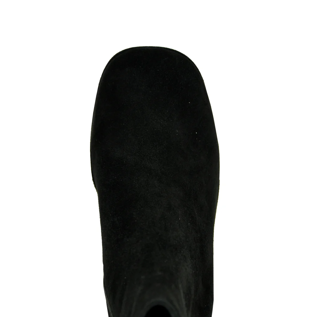 Step-Out Suede Platform Heel Bootie - Image 3