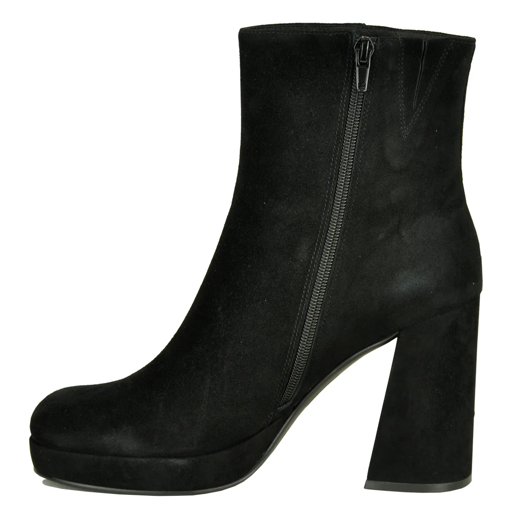 Step-Out Suede Platform Heel Bootie - Image 4